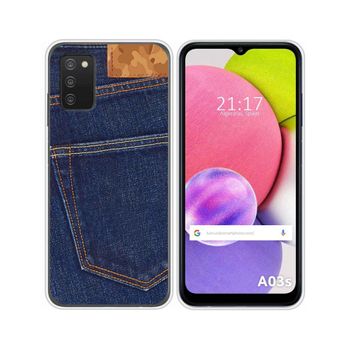 Funda Silicona Samsung Galaxy A03s Diseño Vaquero