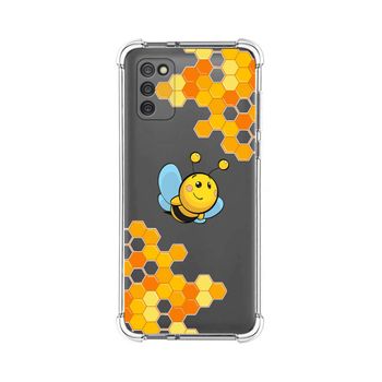 Funda Silicona Antigolpes Samsung Galaxy A03s Diseño Abeja