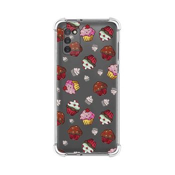 Funda Silicona Antigolpes Samsung Galaxy A03s Diseño Muffins