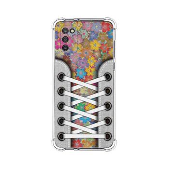 Funda Silicona Antigolpes Samsung Galaxy A03s Diseño Zapatillas 05