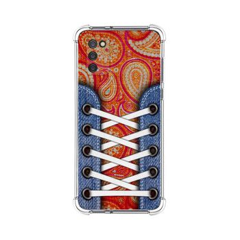 Funda Silicona Antigolpes Samsung Galaxy A03s Diseño Zapatillas 10