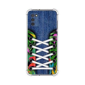 Funda Silicona Antigolpes Samsung Galaxy A03s Diseño Zapatillas 13