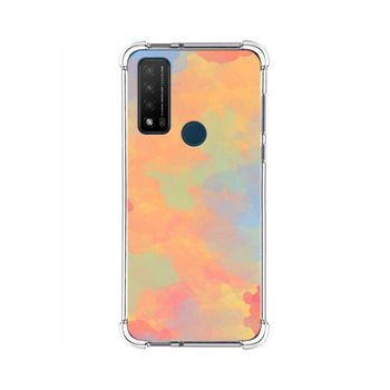 Funda Silicona Antigolpes Tcl 20 R 5g Diseño Acuarela 08