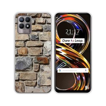 Funda Silicona Realme 8i Diseño Ladrillo 03