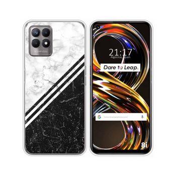 Funda Silicona Realme 8i Diseño Mármol 01