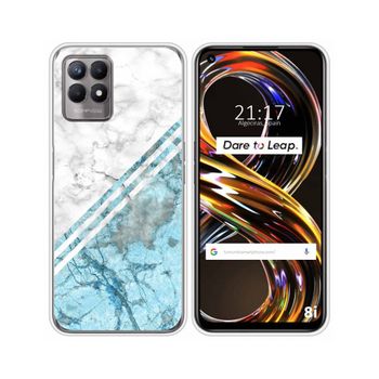 Funda Silicona Realme 8i Diseño Mármol 02