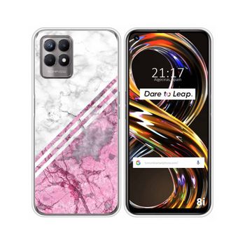 Funda Silicona Realme 8i Diseño Mármol 03