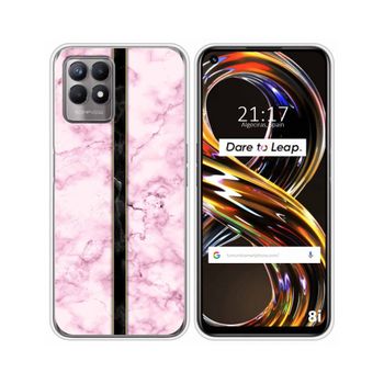 Funda Silicona Realme 8i Diseño Mármol 04