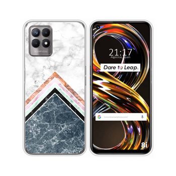 Funda Silicona Realme 8i Diseño Mármol 05