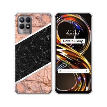 Funda Silicona Realme 8i Diseño Mármol 07