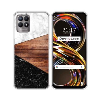 Funda Silicona Realme 8i Diseño Mármol 11