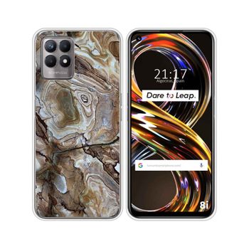 Funda Silicona Realme 8i Diseño Mármol 14