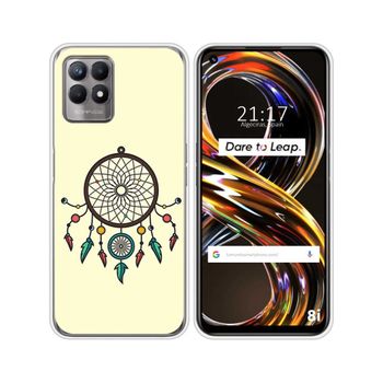 Funda Silicona Realme 8i Diseño Atrapasueños