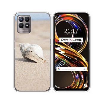 Funda Silicona Realme 8i Diseño Concha