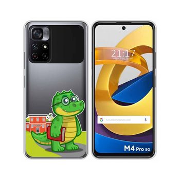 Funda Silicona Transparente Xiaomi Poco M4 Pro 5g Diseño Coco