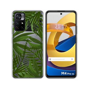 Funda Silicona Transparente Xiaomi Poco M4 Pro 5g Diseño Jungla