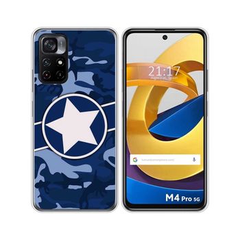 Funda Silicona Xiaomi Poco M4 Pro 5g Diseño Camuflaje 03