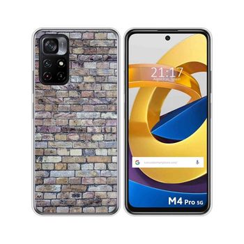 Funda Silicona Xiaomi Poco M4 Pro 5g Diseño Ladrillo 02