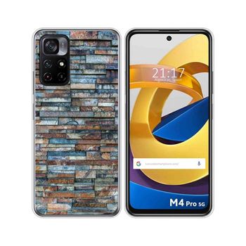 Funda Silicona Xiaomi Poco M4 Pro 5g Diseño Ladrillo 05