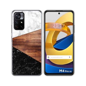 Funda Silicona Xiaomi Poco M4 Pro 5g Diseño Mármol 11