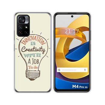 Funda Silicona Xiaomi Poco M4 Pro 5g Diseño Creativity