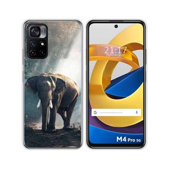 Funda Silicona Xiaomi Poco M4 Pro 5g Diseño Elefante