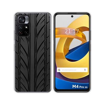 Funda Silicona Xiaomi Poco M4 Pro 5g Diseño Neumatico