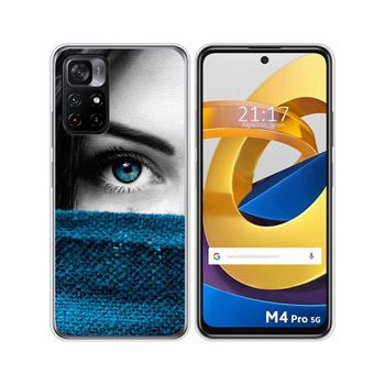 Funda Silicona Xiaomi Poco M4 Pro 5g Diseño Ojo