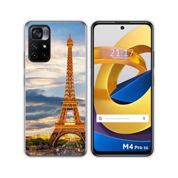 Funda Silicona Xiaomi Poco M4 Pro 5g Diseño Paris