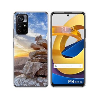 Funda Silicona Xiaomi Poco M4 Pro 5g Diseño Sunset