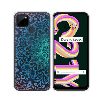 Funda Silicona Transparente Realme C21y / C25y Diseño Mandala