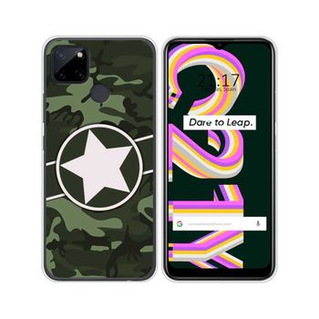 Funda Silicona Realme C21y / C25y Diseño Camuflaje 01