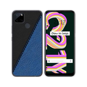 Funda Silicona Realme C21y / C25y Diseño Cuero 02