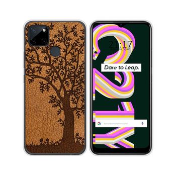 Funda Silicona Realme C21y / C25y Diseño Cuero 03