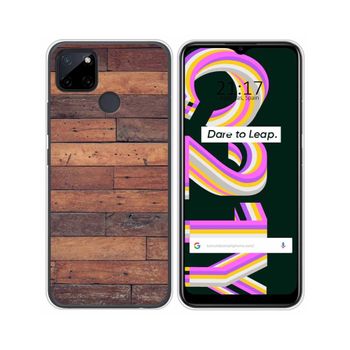 Funda Silicona Realme C21y / C25y Diseño Madera 03