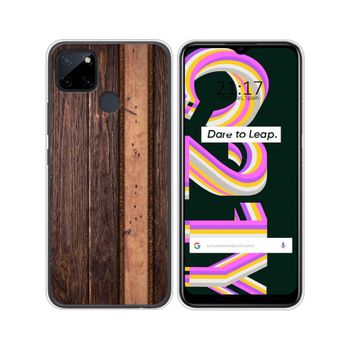 Funda Silicona Realme C21y / C25y Diseño Madera 05