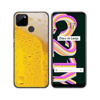 Funda Silicona Realme C21y / C25y Diseño Cerveza