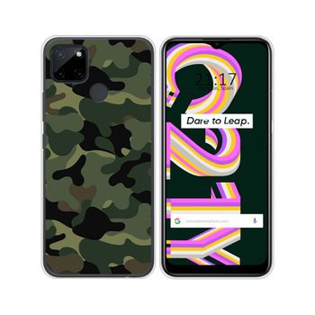 Funda Silicona Realme C21y / C25y Diseño Camuflaje