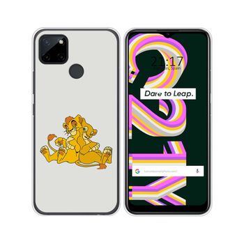 Funda Silicona Realme C21y / C25y Diseño Leones