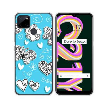 Funda Silicona Realme C21y / C25y Diseño Mariposas