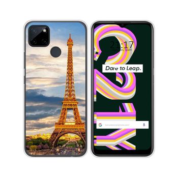 Funda Silicona Realme C21y / C25y Diseño Paris