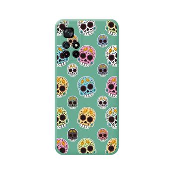 Funda Silicona Líquida Verde Xiaomi Poco M4 Pro 5g Diseño Catrina