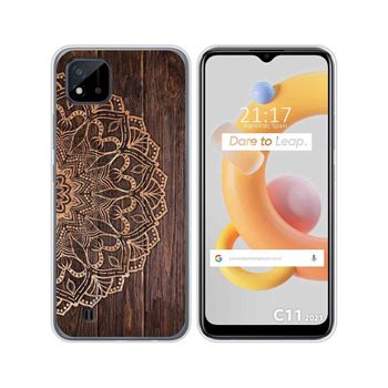 Funda Silicona Realme C11 2021 Diseño Madera 06