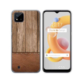 Funda Silicona Realme C11 2021 Diseño Madera 09