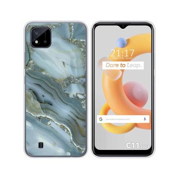 Funda Silicona Realme C11 2021 Diseño Mármol 09