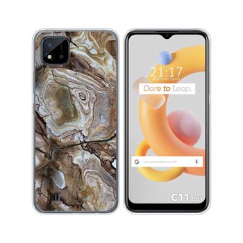 Funda Silicona Realme C11 2021 Diseño Mármol 14