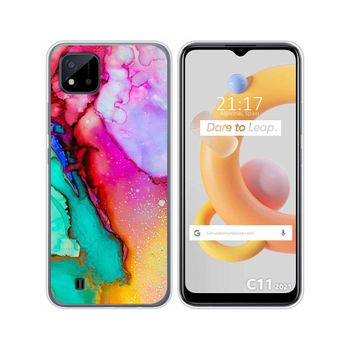 Funda Silicona Realme C11 2021 Diseño Mármol 15