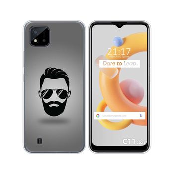 Funda Silicona Realme C11 2021 Diseño Barba