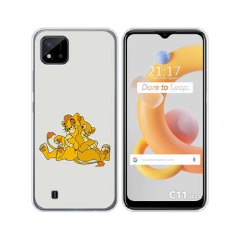 Funda Silicona Realme C11 2021 Diseño Leones