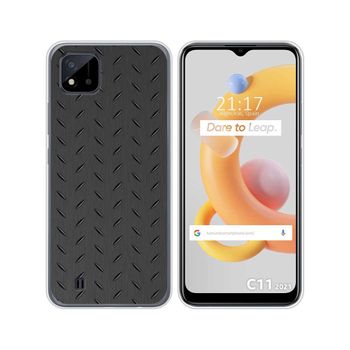 Funda Silicona Realme C11 2021 Diseño Metal